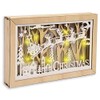 Giftmaker Pre-Lit LED Light Wooden Christmas Scene Santa Sleigh Village