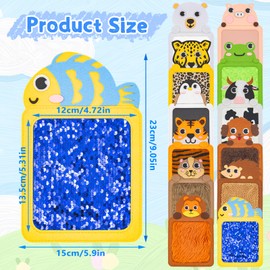 HDKAJL 12pcs Sensory Mat Toy Kit, Newborn Toys Set Baby Sensory Pads Toys for Babies 3 6 9 12 18 Months,Sensory Floor Mats,Mini Sensory Floor Tiles, for Newborn Autistic Children Babies