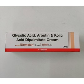 Demelan Cream – Hyperpigmentation Treatment with Glycolic Acid, Arbutin & Kojic Acid – Skin Brightening Cream