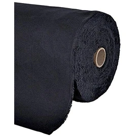 Anti Tarnish Silver Cloth, Black, by The Yard