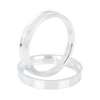 X AUTOHAUX 4 pieces alloy wheel centring rings for universal
