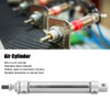 Mini Air Cylinder Stainless Steel Round Double Action Device Pneumatic