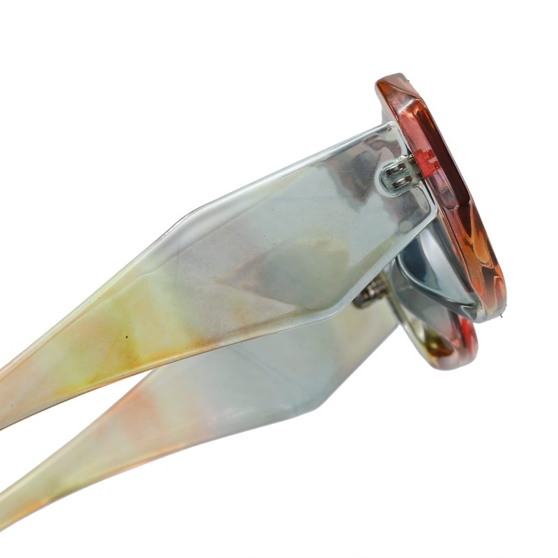 OSAGAMA Retro Sunglasses Rectangular Chunky Glasses UV Protection for Men