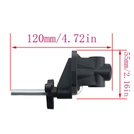 Metal Desk Clamp CHENJIN Metal Desk Lamp Mount Stand Table Mounting Clamp Swing Arm Drafting Light Clamp Holder Desk Lamp Bracket Clip, Black