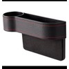 Car Seat Gap Organizer with Cup Holder – Black Leather