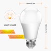 Boxlood Dusk to Dawn LED Light Bulbs, Built in Light