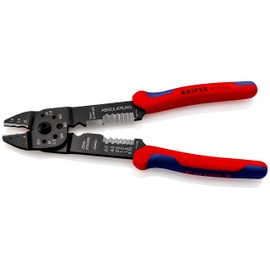 Knipex 97 21 215 SB Crimping Pliers for non-insulated terminals in blister packaging