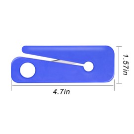 Angzhili 2 Packs Seat Belt Cutter,Emergency Lifesaving Tool (Blue)