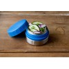 LunchBots Rounds Leak Proof 4 oz. Stainless Snack Container Jar,