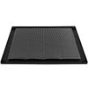 HVAC OV 10" x 10" Inch (Grille Dimensions) Black Plastic