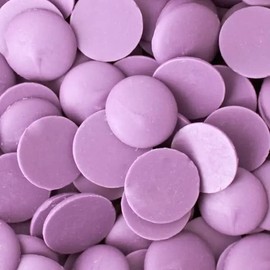 KIDU Merckens Chocolate Melting Wafers Bulk Bag Perfect For Dipping, Deserts, Baking And More (2 Pound, Orchid New)