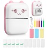 Zounin Mini Printer, Portable Photo Printer, Smartphone Bluetooth Printer with