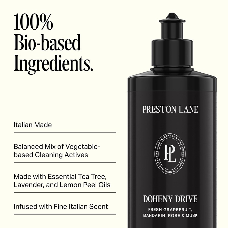 Preston Lane Luxury Dish Soap, Doheny Drive Scent | Plant