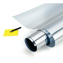 OTOLIMAN 20incx100ft (20inch x 1200 inch) One Way Uncut Roll Window Tint Film Mirror Privacy UV Reflective Car Home Office Glass Scratch Resistant Film,for Privacy and Heat Reduction