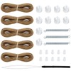 NOVINO RV Blinds Repair Kit for Camper Window, Pleated RV