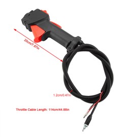 Trimmer Grip Switch, Brush Cutter, Grip Switch, Throttle Grip Switch, 0.08 ft Brush Cutter Handle, Throttle Cable, Handle Switch for Trimmers, Brush Cutters