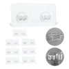 Paquete 8 Ganchos Adhesivos Fuertes Para Baño Y Cocina Negro