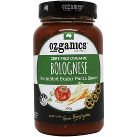 Ozganics Organic Bolognese No Added Sugar Pasta Sauce GF 500g