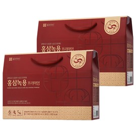 Chong Kun Dang Health Red Ginseng Antler Premium, 30 servings, 2 boxes / 종근당건강 홍삼녹용 프리미엄, 30회분, 2박스