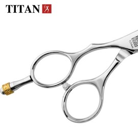 TITAN 전문 이발사 컷 왼쪽 핸들 헤어 가위 절단 및 6 인치 440c 스테인레스 스틸 [02 6INCH THINNING] TITAN Professional Barber Cut Left Handle Hair Scissors Cutting and 6 Inch 440C Stainless Steel [02 6INCH THINNING]