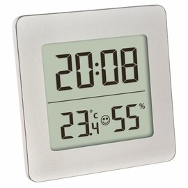 TFA Dostmann Digital Thermo-Hygrometer TFA 30,5038,54 Silver room climate control