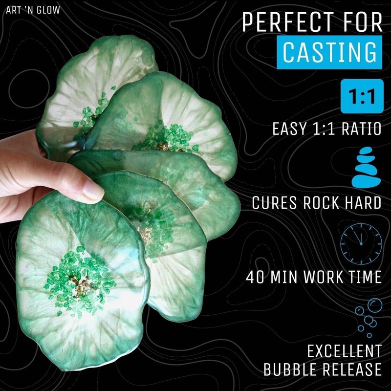 Art ‘N Glow Epoxy Resin for Clear Casting and Coating