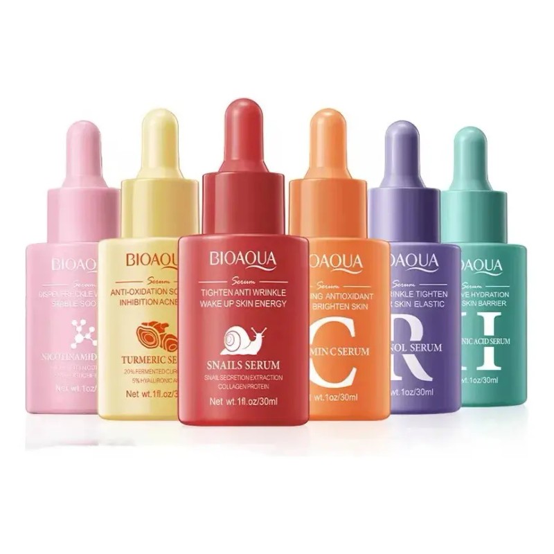 Kit Facial Niacinamida + Cúrcuma + Caracol - Bioaqua
