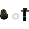 Pack of 10 Screws Rubber Nut Motorcycle Windscreen Screws Nut