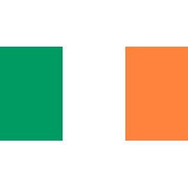 Ireland Flag 3ft x 2ft Medium - 100% Polyester - Metal Eyelets - Double Stitched