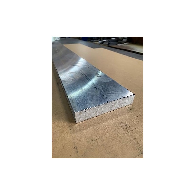 6061 Aluminum Flat Bar, 1" x 5", Solid Stock, Machining,