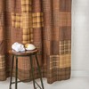 VHC Brands Prescott, Rustic, Bath Decor, Shower Curtain Unlined, 72x72,