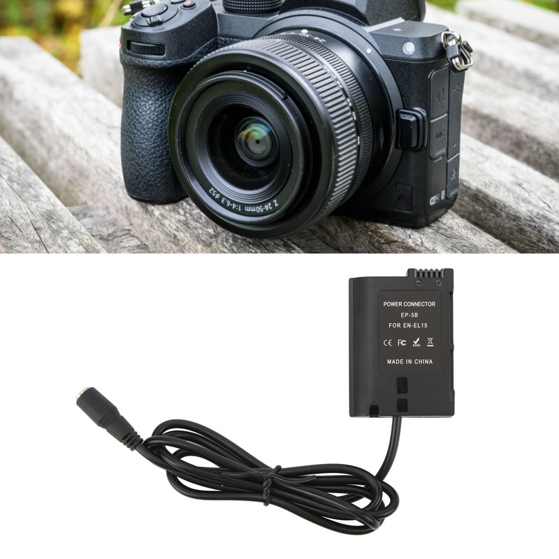 EP 5B DC Coupler Dummy Battery EN EL15 for Nikon