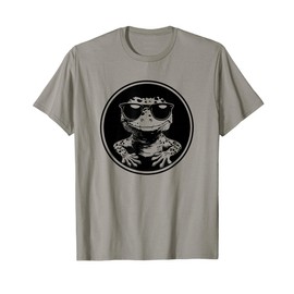 Mens Womens Kids Sunglasses Logo Reptile Leopard Gecko Lover T-Shirt