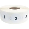 Consecutive Number Labels 1-1000 Repeating 25 mm 1 Inch 1000