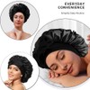 HSAJS Sleeping Cap, Multifunctional Soft Satin Hair Cap, Breathable Hair