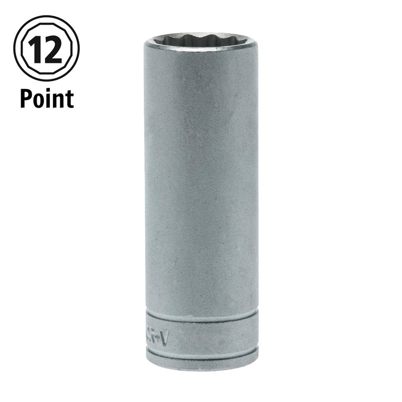 Teng M120621c Deep Bi-Hexagon Socket 21mm 1/2in Square Drive