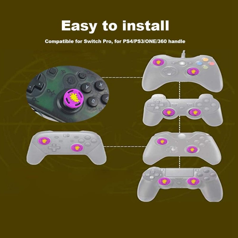 Bewinner 8pcs Joystick Thumb Stick Grip Cap Cover para /