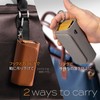 SOAREM Leather-like Irma Compatible Case with Carabiner Attachment Hook, green,
