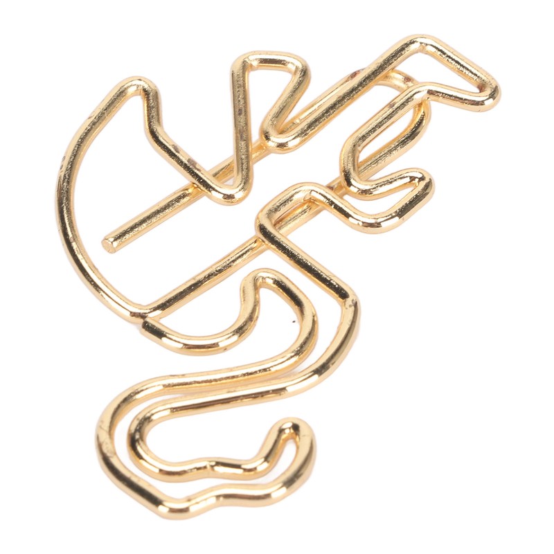 100pcs Flamingo Paper Clip Cute Animal Shape File Note Page