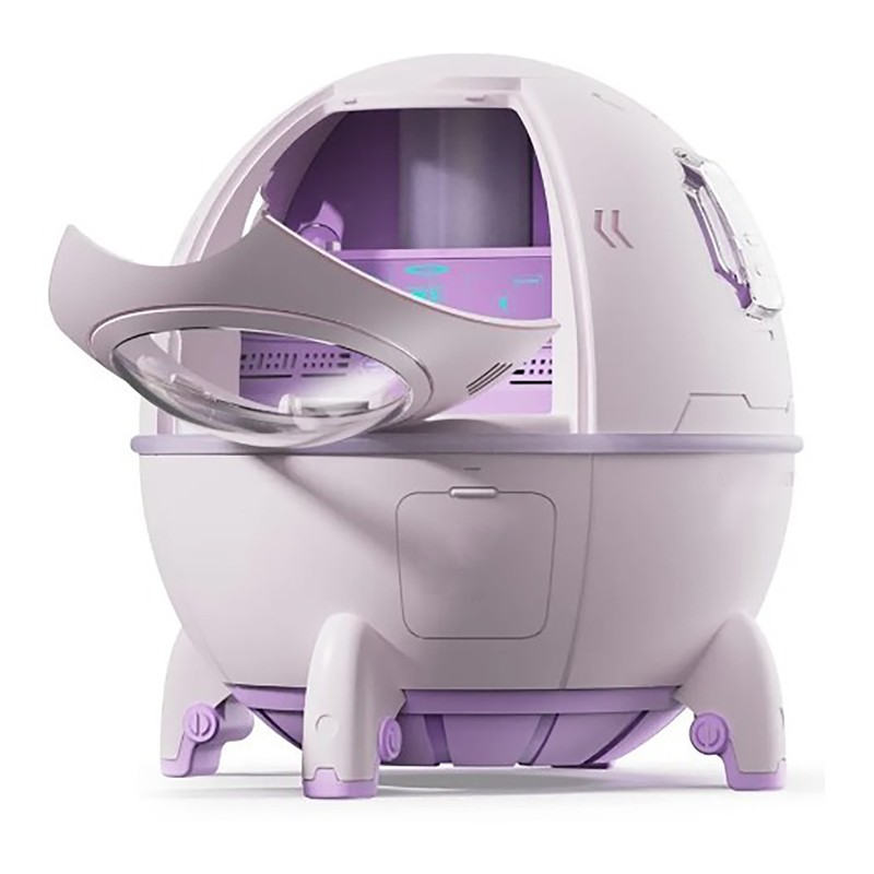 Mini USB Humidifier Cute Spaceship Shaped Humidifier Portable Household Ambient