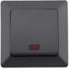 Milos Socket Switch Button Sets I Anthracite