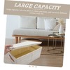 NOLITOY Reusable Folding Storage Box Shaped Clothes Organizer Lid Compact