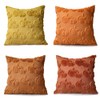 Booque Valley 4 Packs Fall Throw Pillow Covers Soft Plush