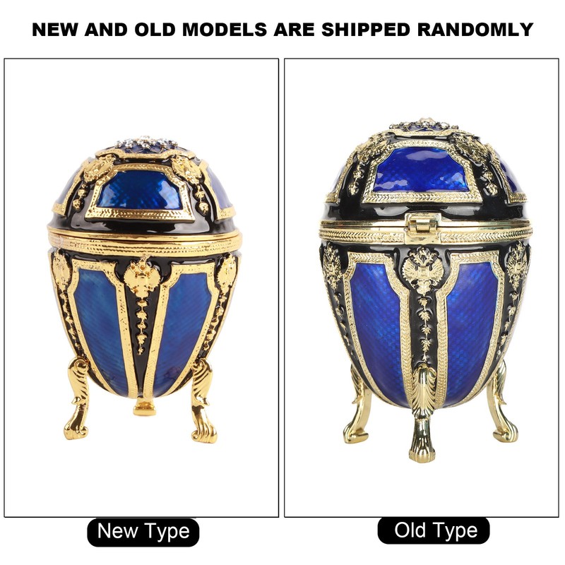 Egg Trinket Box Exquisite Jewelry Ring Holder Storage Box Home