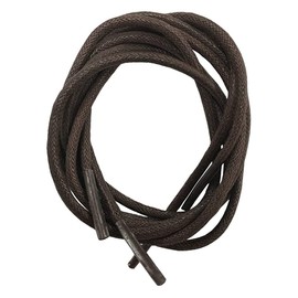 Fifty Storms 50 Storm Shoelaces, Laces, Waxing, Business Shoes, Leather Shoelaces 23.6 inches (60, 70, 80, 90, 120 cm), Set of 2, brown (deep brown)