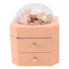 Forever Flower Double Drawer Octangle Gift Jewelry Packaging Storage Jewelry