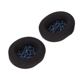 Ersatz Ohrpolster für Arctis 3 5 7, für Arctis 9, für Arctis 1, für Arctis Pro, Ohrpolster aus Memory Schaumstoff, Ohrpolster aus Proteinleder(Schwarze Ohrpolster, Blauer