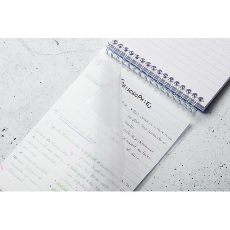 Clairefontaine Linicolor Essence 327016C Spiral Notepad, DIN A5, 50 Index