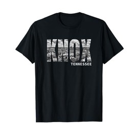 Downtown Knox TN Knoxville Tennessee Skyline Art Souvenir T-Shirt