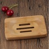 １PCS Bamboo Soap Dishes, Handmade Bamboo Wooden Soap Holder, Bathroom